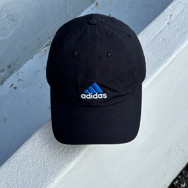 [F] 아디다스 로고 블랙 볼캡 모자