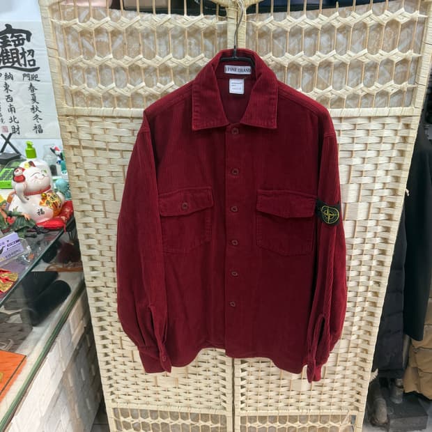 95-100/1994ss 정품 스톤아일랜드 점보 코듀로이 오버셔츠 팝니다