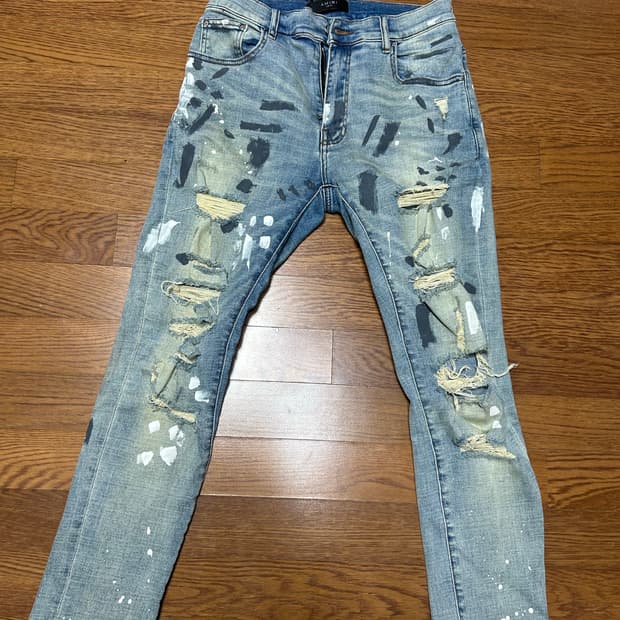 AMIRI 아미리 디스트로이드 데님진 청바지