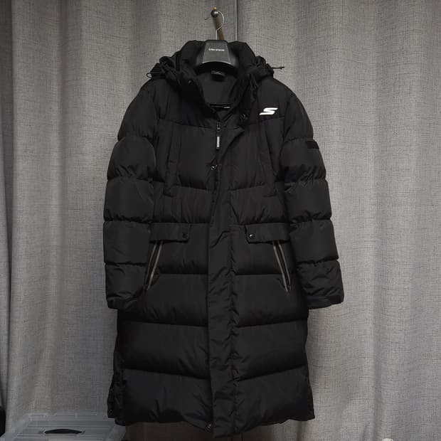 100 ) 스케쳐스 남성 거위털 롱패딩