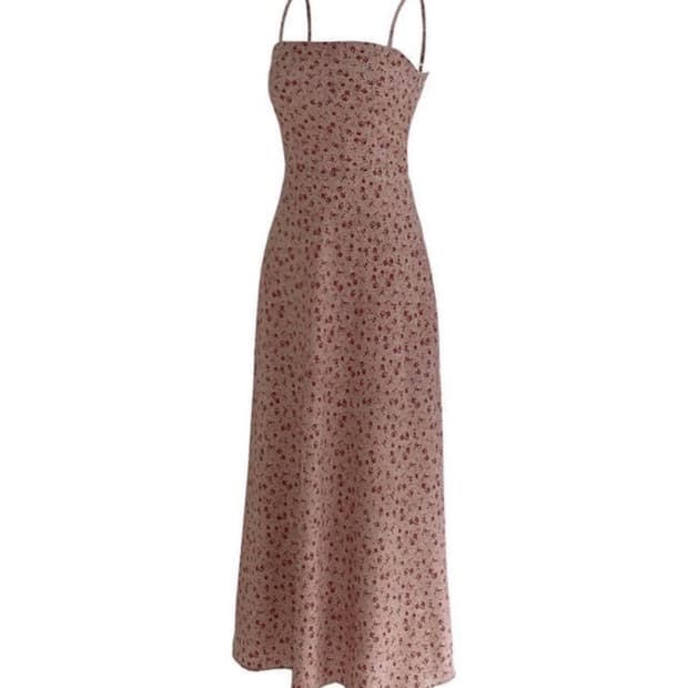 루루서울 Feel Pretty Flower Dress (Red)