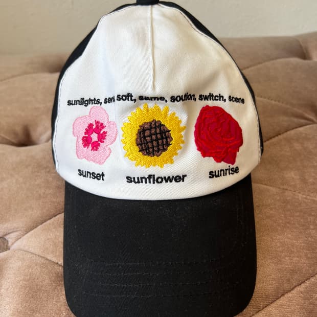 마이딥블루메모리즈 블랙 캡모자 볼캡