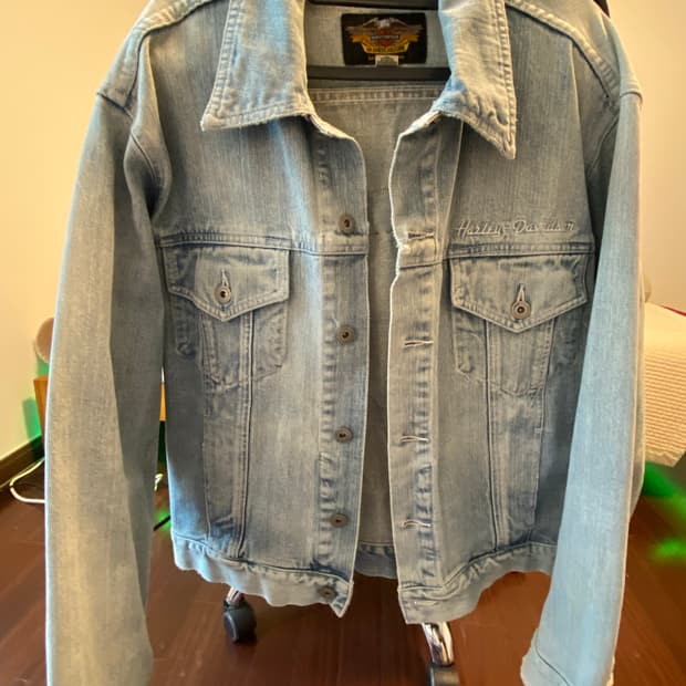할리데이비슨 데님 청자켓