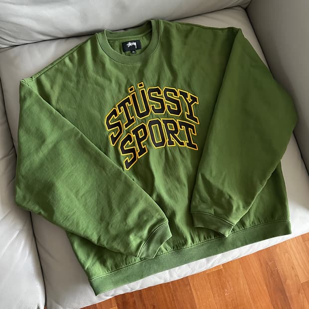 스투시 스포츠 릴렉스드 오버사이즈 맨투맨 XL