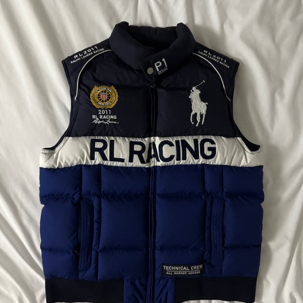 폴로 빅포니 레이싱 조끼 패딩