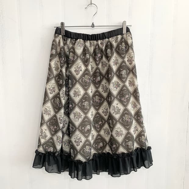 Axes Femme Antique Midi Skirt