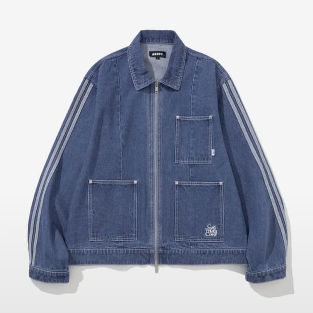 Nerdy X CCWC 데님 드러커 자켓