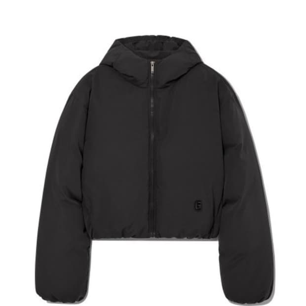 글로니 바운더리스 다운 푸퍼 자켓 차콜 패딩 숏패딩