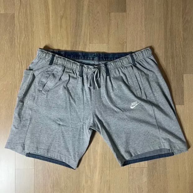 블레스 오버조깅진 쇼츠 ( Light Grey / Blue )