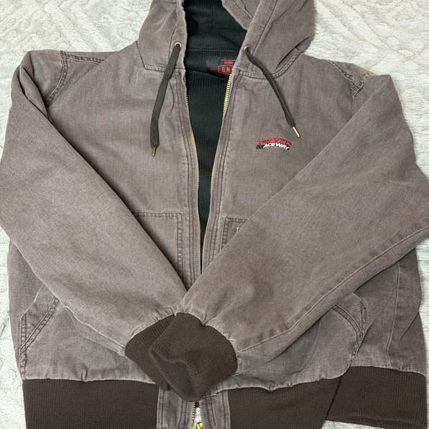 빔즈 캔버스 후드집업 L