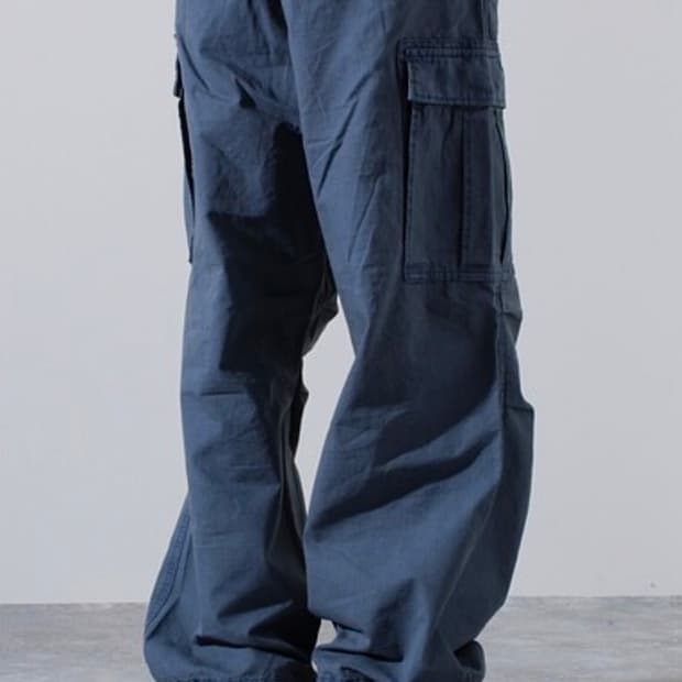 Garment dyed field pants - navy