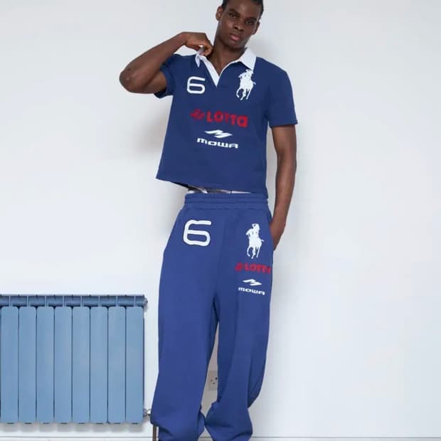Mowalola atl joggers blue