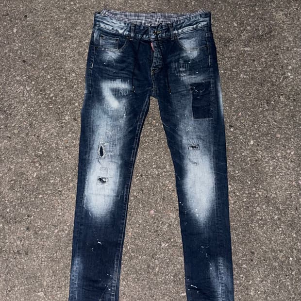 Dsquared2 Trunk layered Denim pants