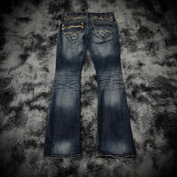 Oririn Jeans 워싱 부츠컷 데님팬츠