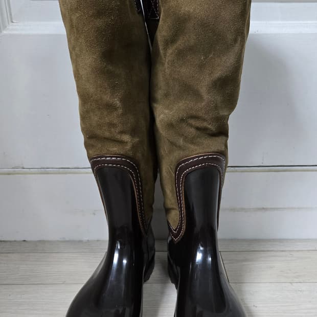 이태리 Ltj 스웨이드 롱부츠