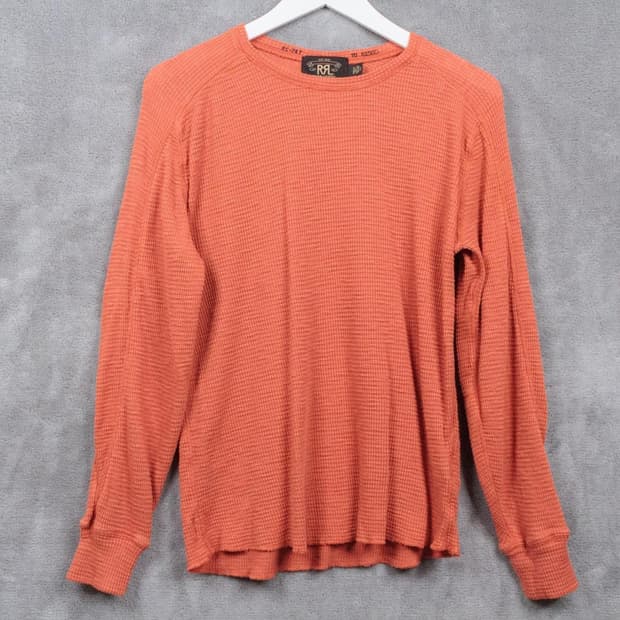 RRL 더블알엘 와플 니트 크루넥 티셔츠