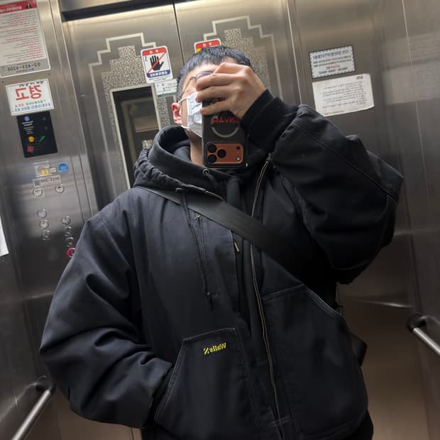 [Walls] 오리지널 덕 캔버스 액티브 워크 자켓 (블랙)