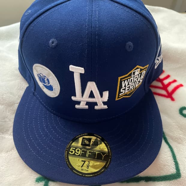 뉴에라 LA 다저스 월드시리즈 챔피언 59fifty 블루