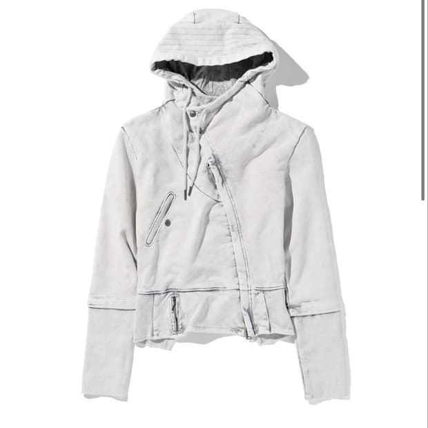 미스치프 ASYMMETRIC HOODIE ZIP-UP