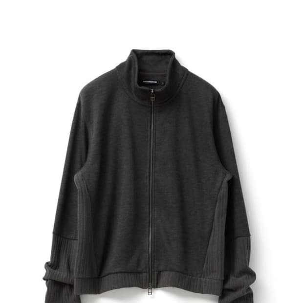 해칭룸 더블 슬리브 트랙 가디건 다크 카키 (5-XL)