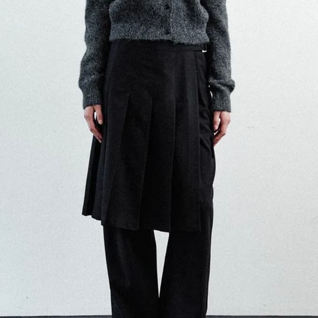 르 레이어드 스커트 새상품