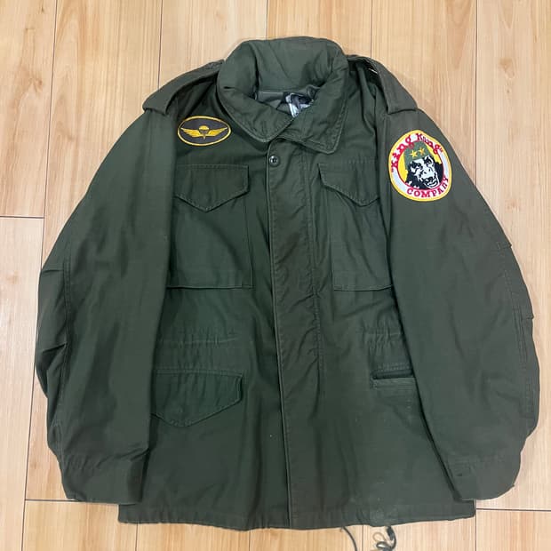 알파인더스트리 m65 필드자켓 킹콩패치 택시드라이버