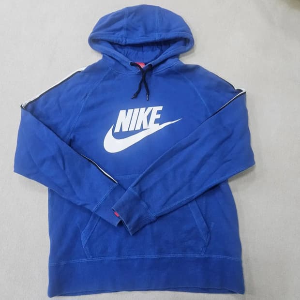 XL 나이키 화이트로고 후드티 0303Y