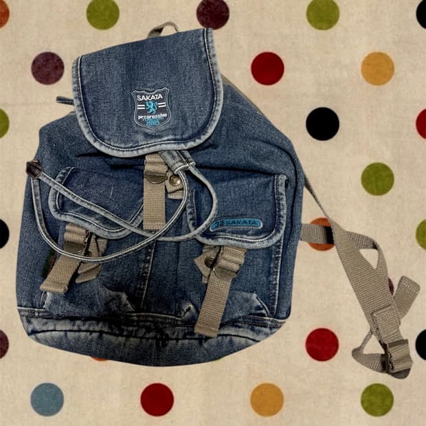 [빈티지] 데님 백팩