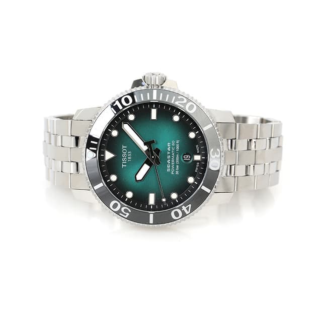 티쏘 씨스타 1000 파워매틱80 워치 스틸시계 T120.407.11.0