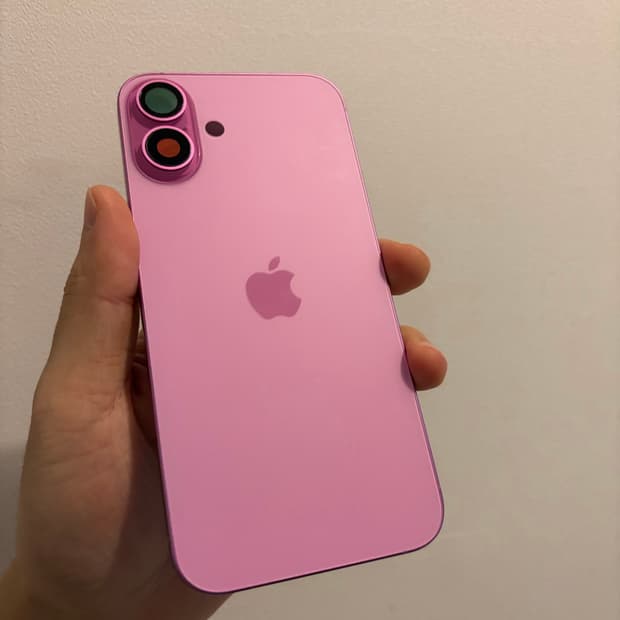아이폰 16플러스 핑크 색상 하우징 판매합니다.