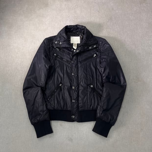 W95 디젤 Y2K 빈티지 멀티 지퍼 봄버 자켓