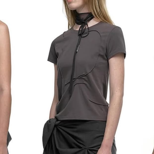 Nache 나체 스카프 차콜