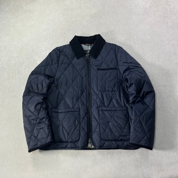 100 바버 인터네셔널 코듀로이 퀄팅 자켓