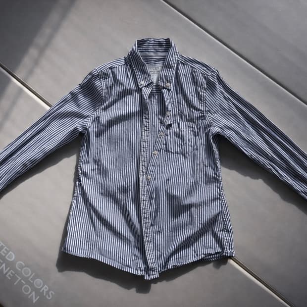 Abercrombie & Fitch 스트라이프 셔츠 L