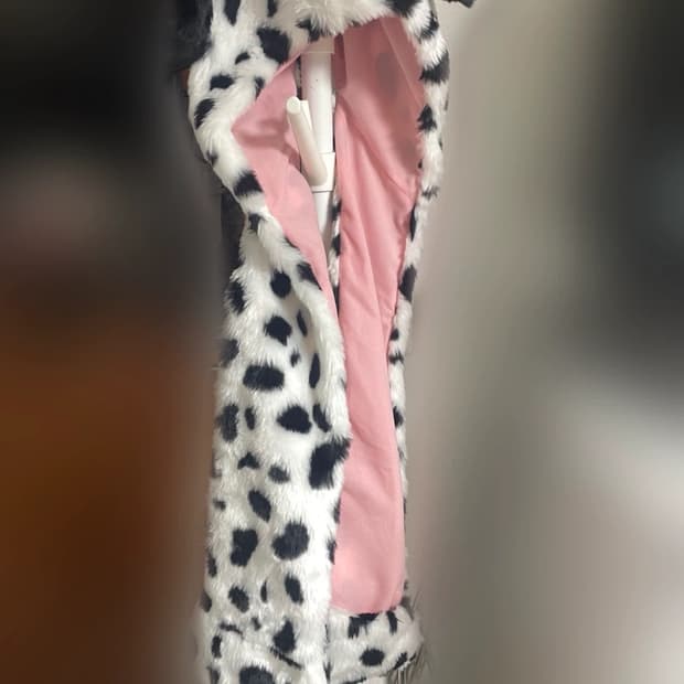 도쿄 디즈니랜드 달마시안 털모자