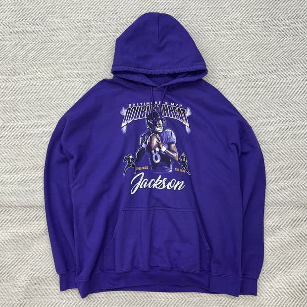 길단 럭비 프린팅 후드티 r2823