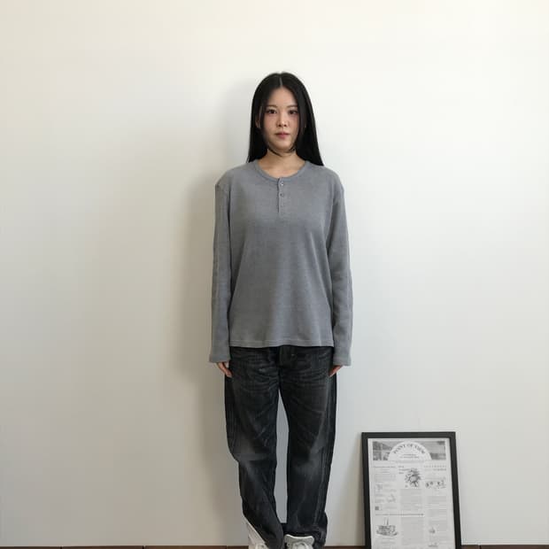 Ciaopanic Henley Long Sleeve Tee