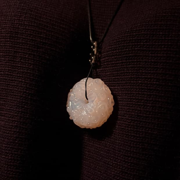 [Only4U] 오리엔탈 볼드 연꽃 평안구 목걸이