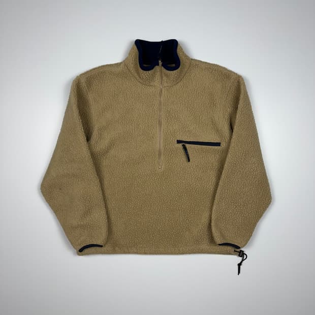 (105) 80s 엘엘빈 헤비 플리스 풀오버 내추럴