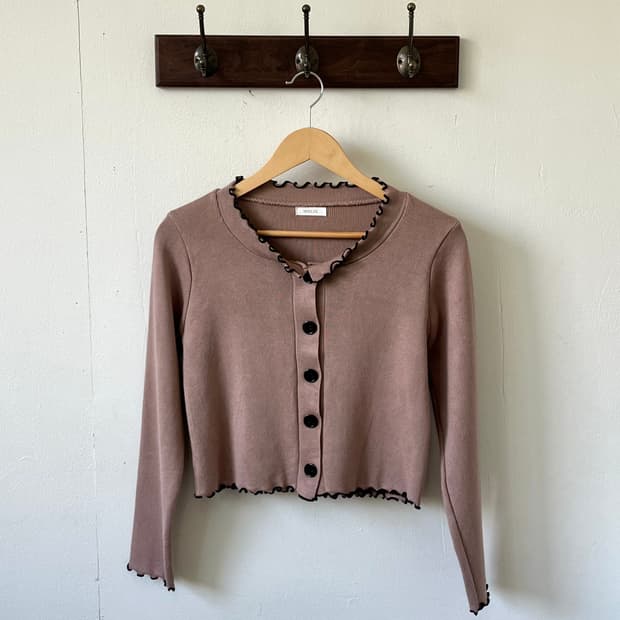 INOLVE 프릴 가디건