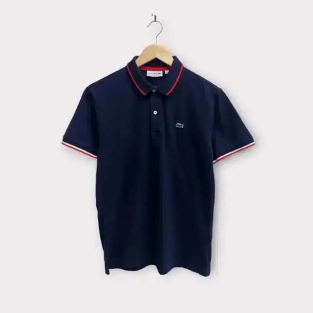 라코스테 넥라인 배색 PK 셔츠 M