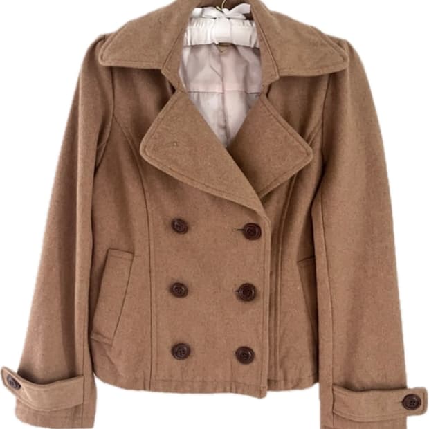 Vintage 빈티지 라떼 브라운 자켓 (착샷O)