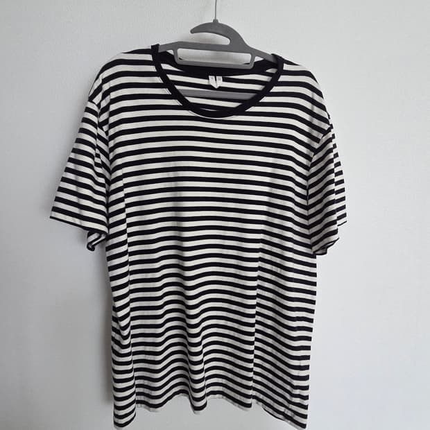 ARKET 스트라이프 반팔 티셔츠 L
