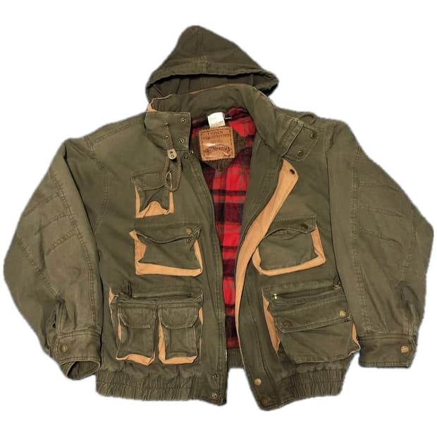 빈티지 포켓 야상 워크 자켓