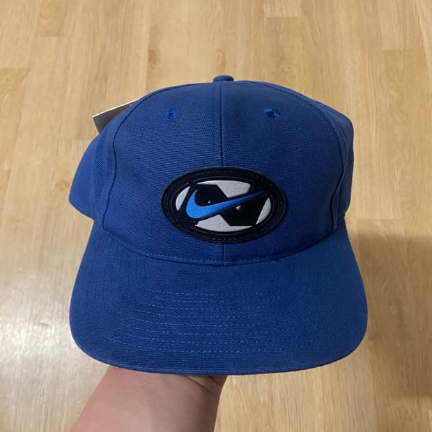 1990s Nike Blue Swoosh Ball Cap