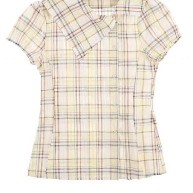 구해요) 온스카 drape collar blouse