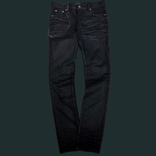 언더마이카 볼드 체인 데님