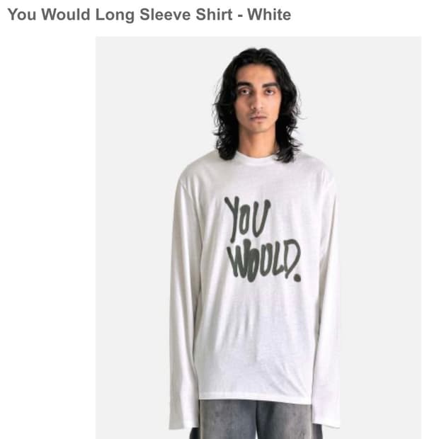 아크네 스튜디오-You Would Long Sleeve Shirt - W