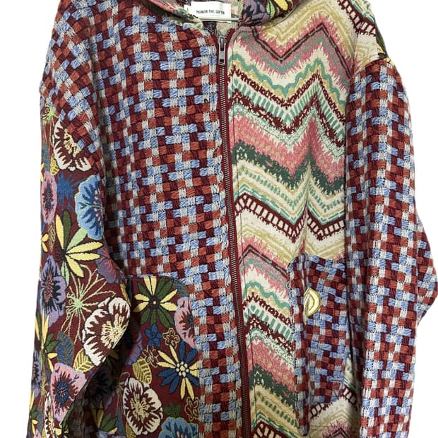 아너 더 기프트 - 태피스트리 사운즈 집업 후디 레드