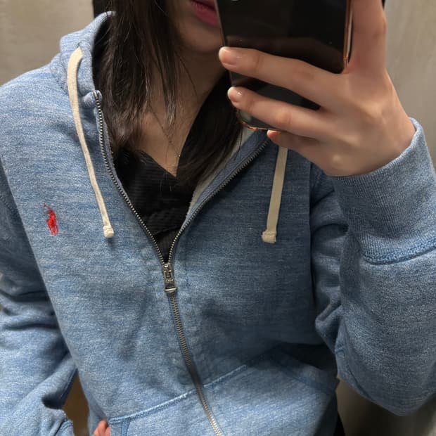 폴로 랄프 로렌 포니 자수 후드집업